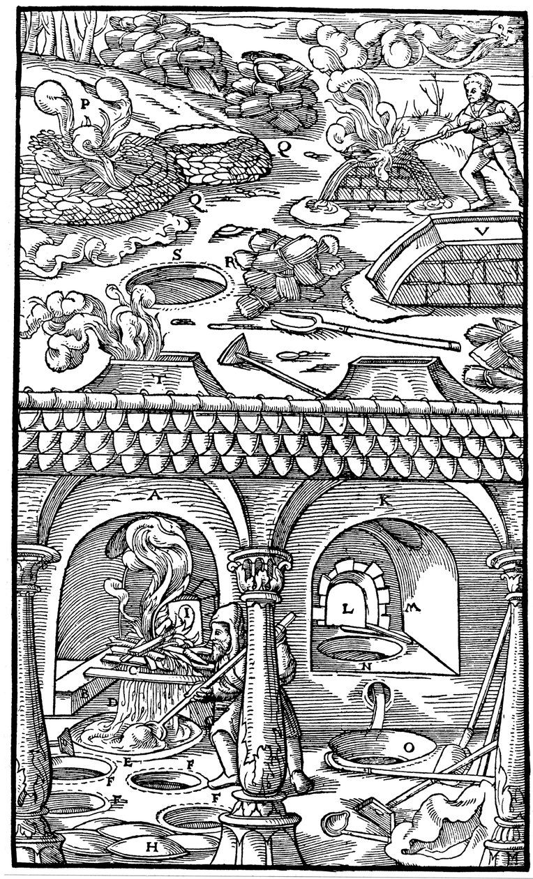 Fusion du plomb, 1556 - Unbekannt