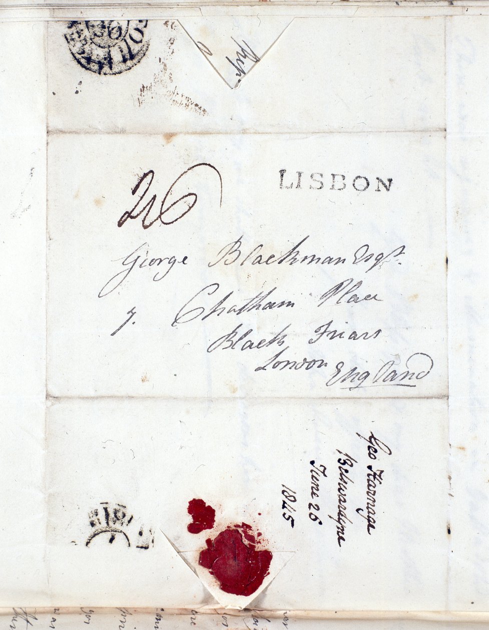 Lettre du capitaine J. L. Blackman, Coldstream Guards - Unbekannt