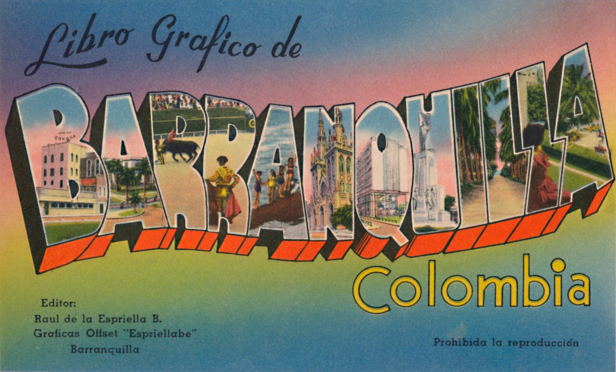 Libro Grafico de Barranquilla Colombie, c. 1940s - Unbekannt