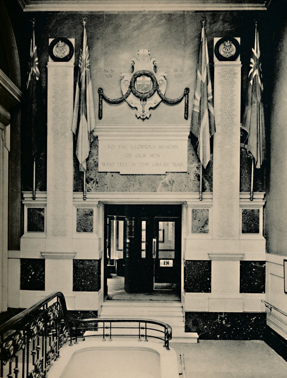 Mémorial de guerre de Lloyds, 1928 - Unbekannt
