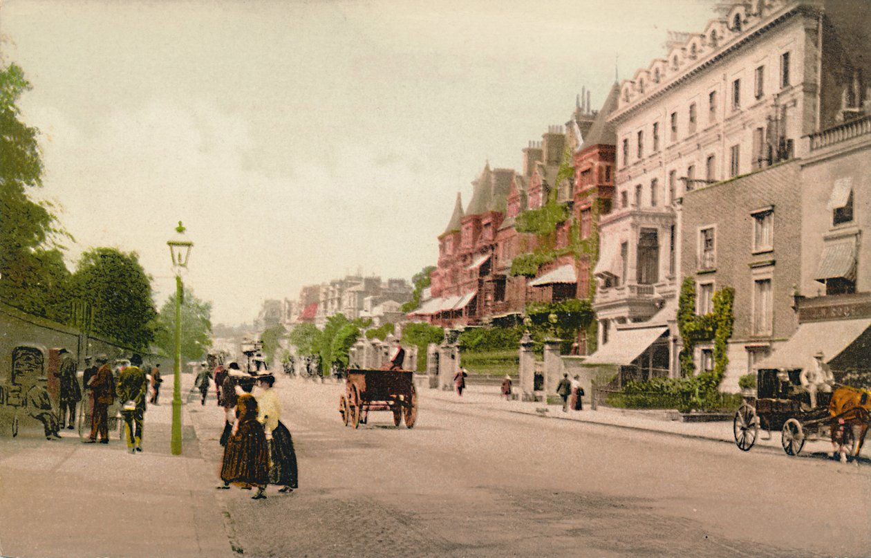 Londres. Bayswater Road, vers 1900 - Unbekannt