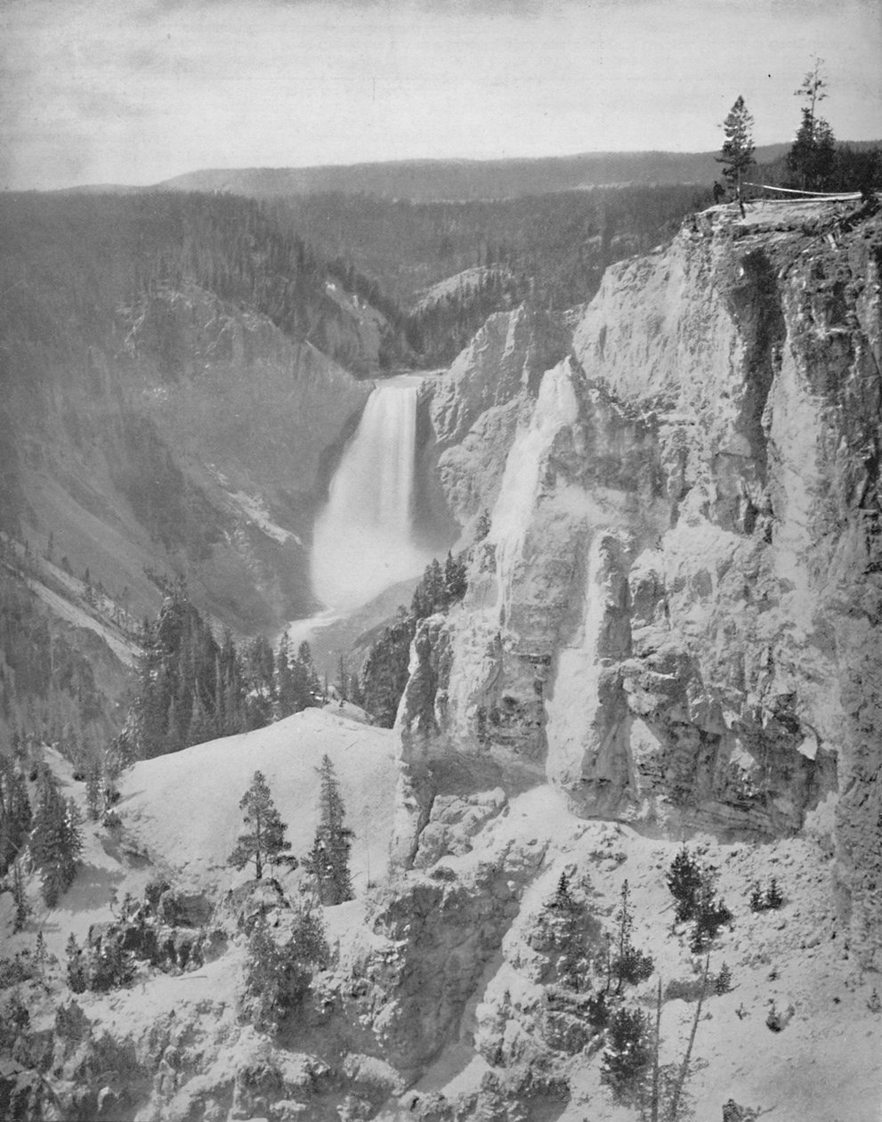 Chutes inférieures du Yellowstone, Wyoming, c1897 - Unbekannt