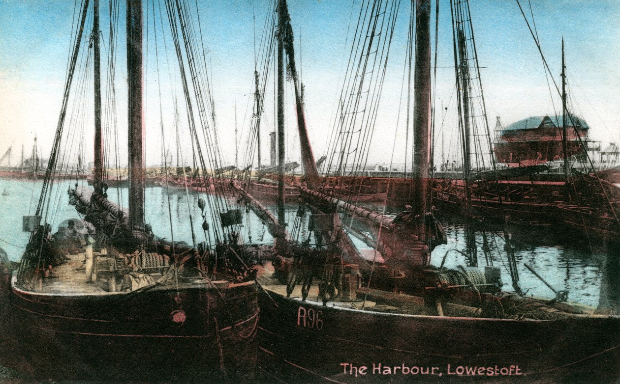 Port de Lowestoft, Suffolk, 1909 - Unbekannt
