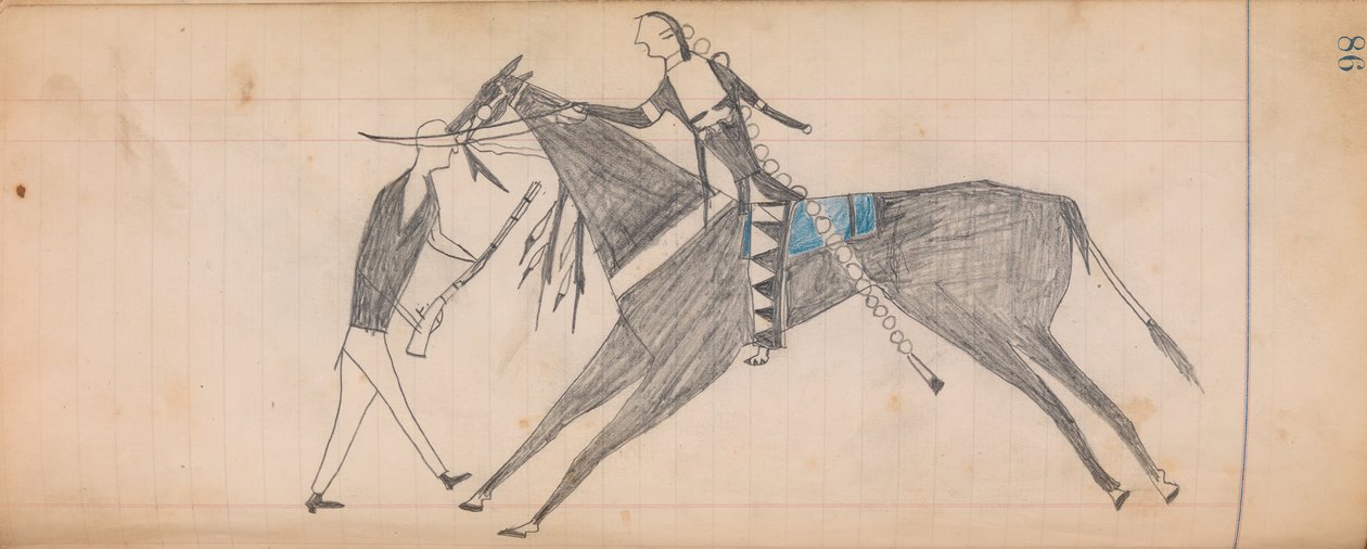 Maffet Ledger : Dessin, vers 1874-81 - Unbekannt