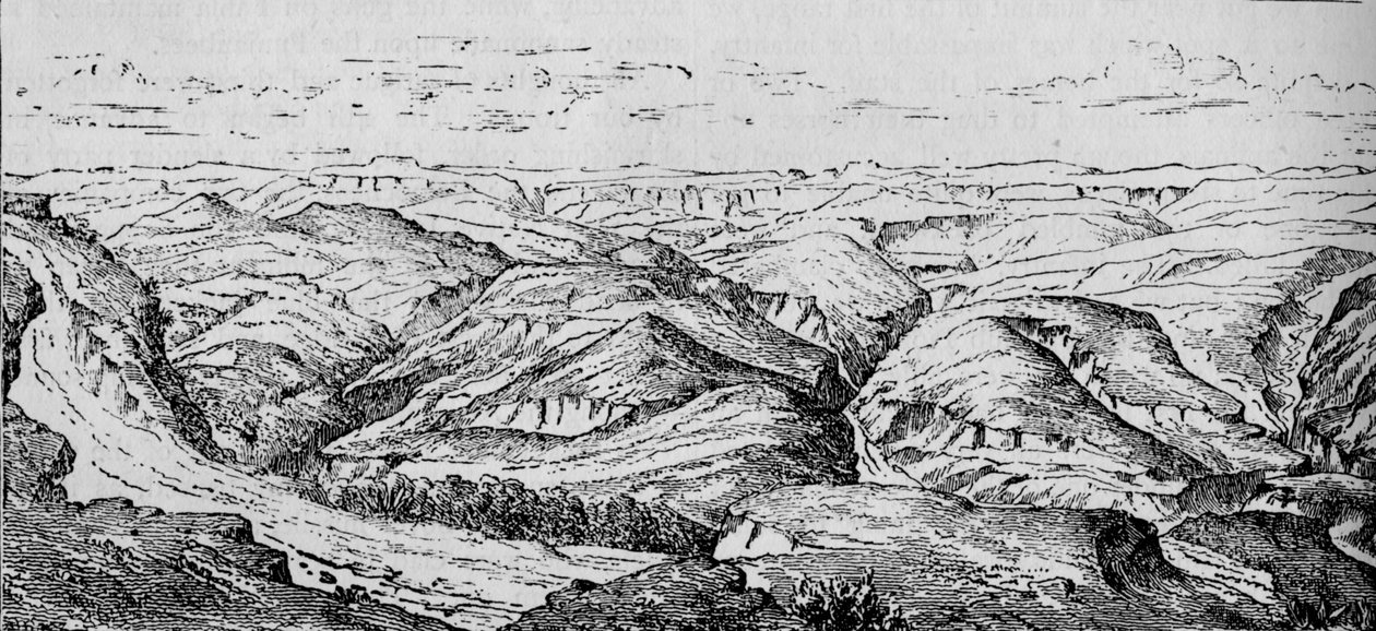 Magdala, et la vallée du Bashilo, c1880 - Unbekannt