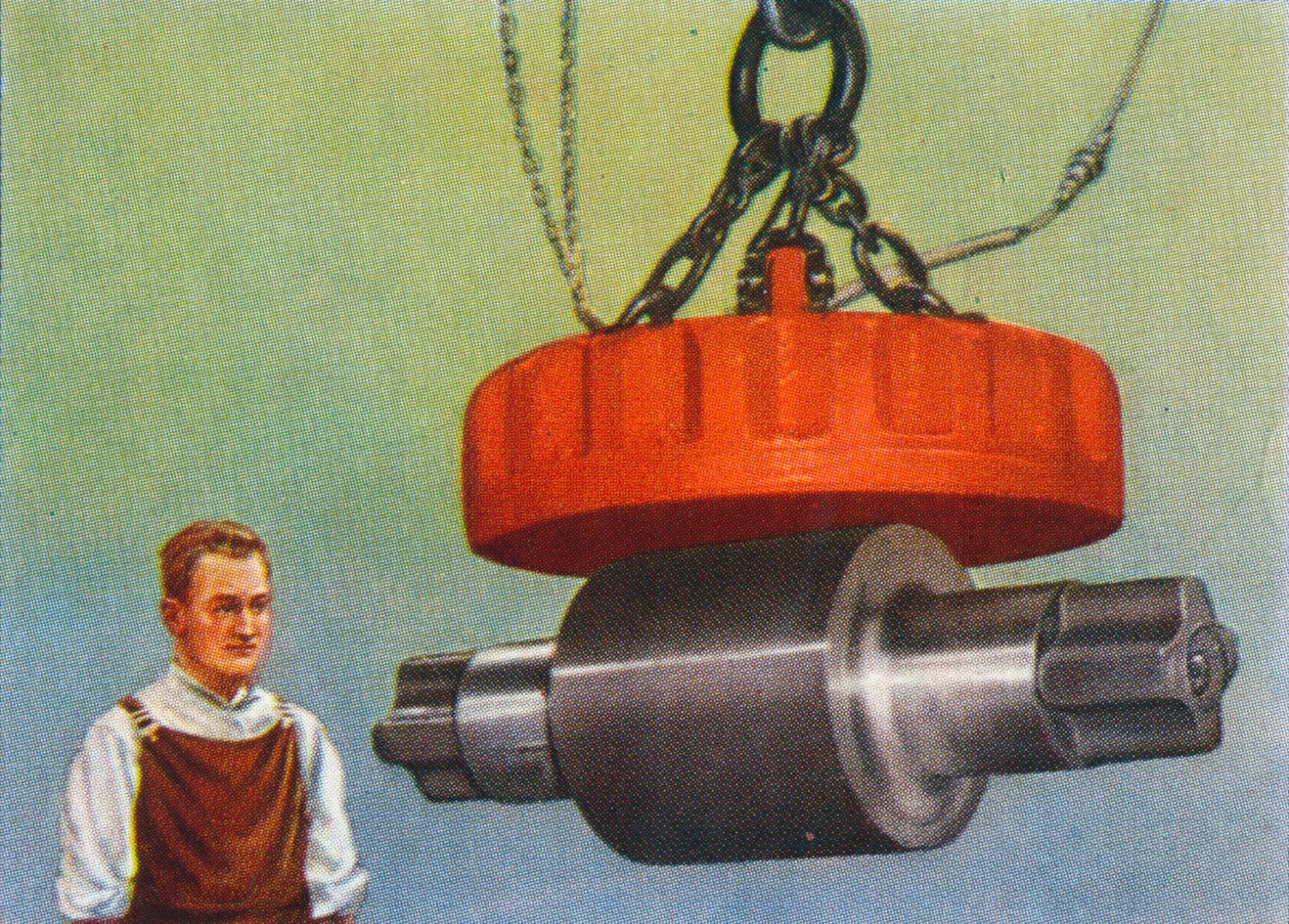 Aimant qui soulève 46 tonnes, 1938 - Unbekannt