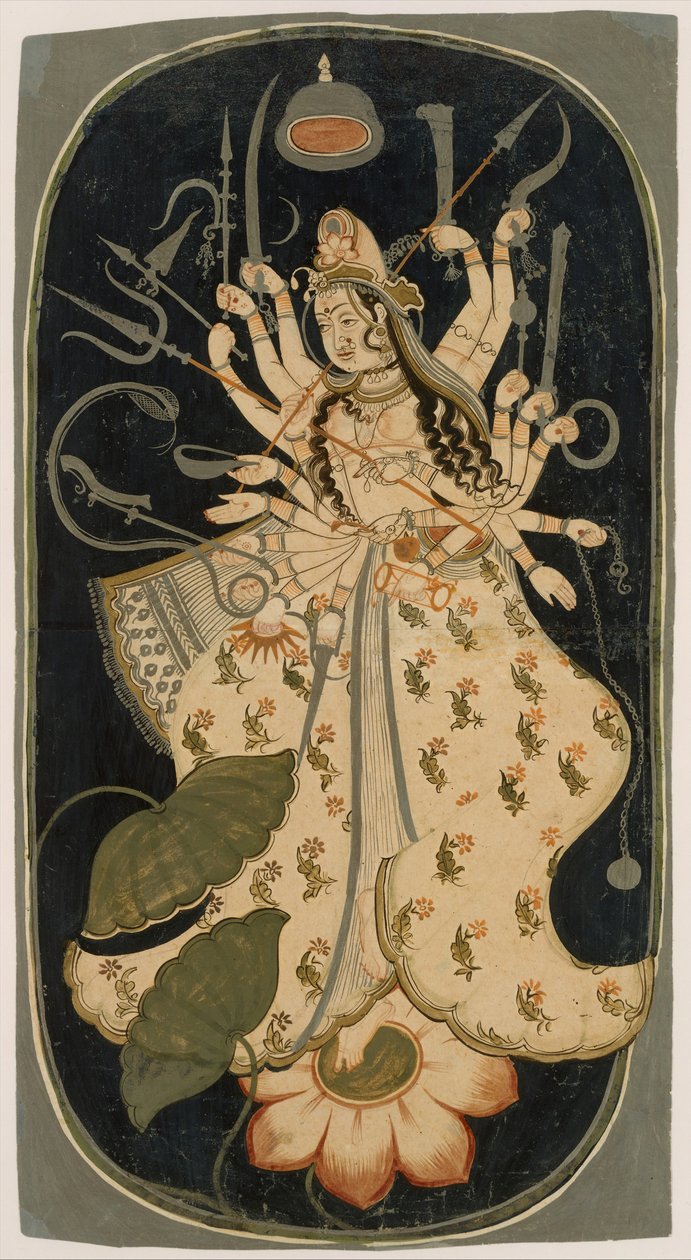 Mahadevi, la Grande Déesse, vers 1725 - Unbekannt