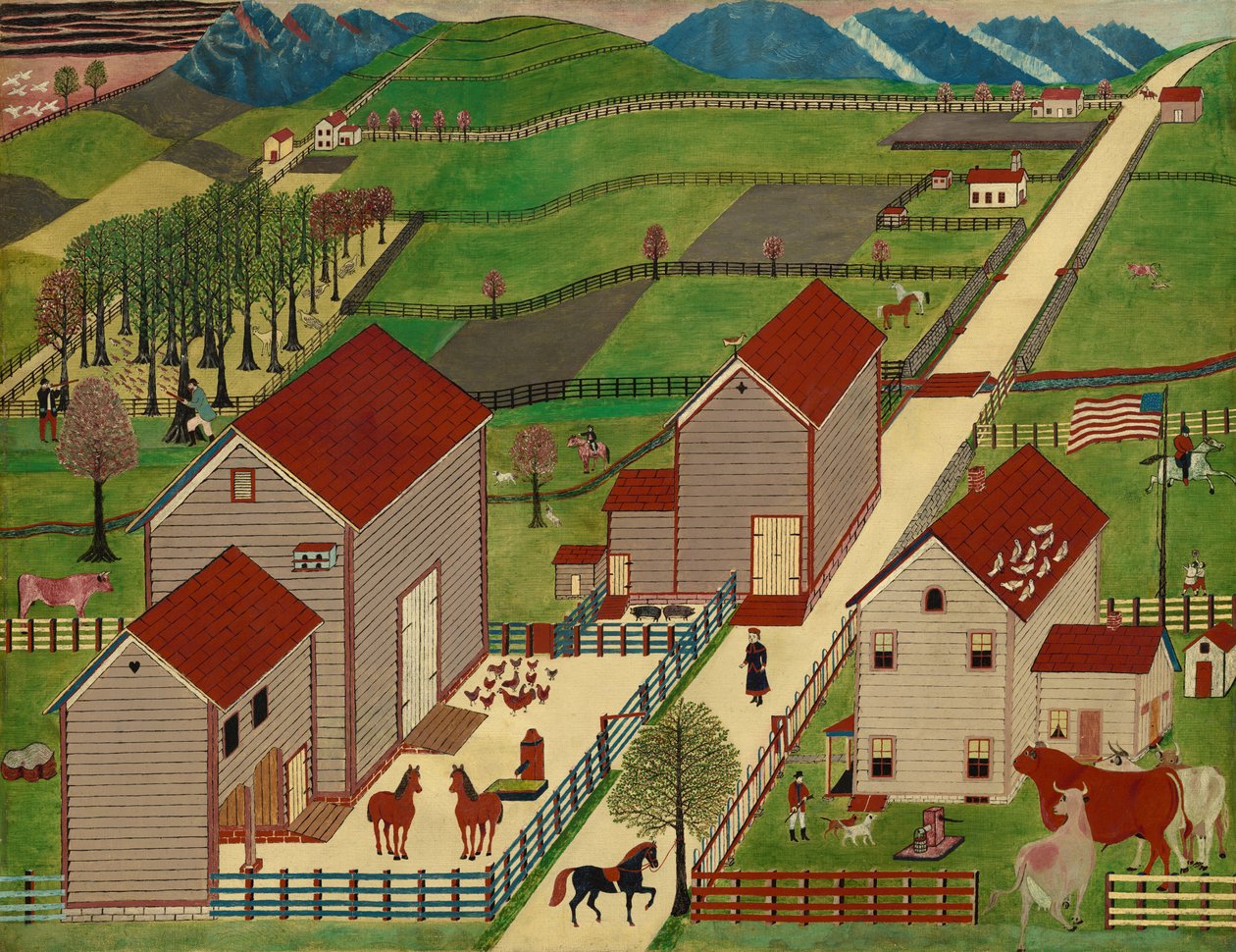 Ferme de la vallée de Mahantango, fin 19ème siècle - Unbekannt