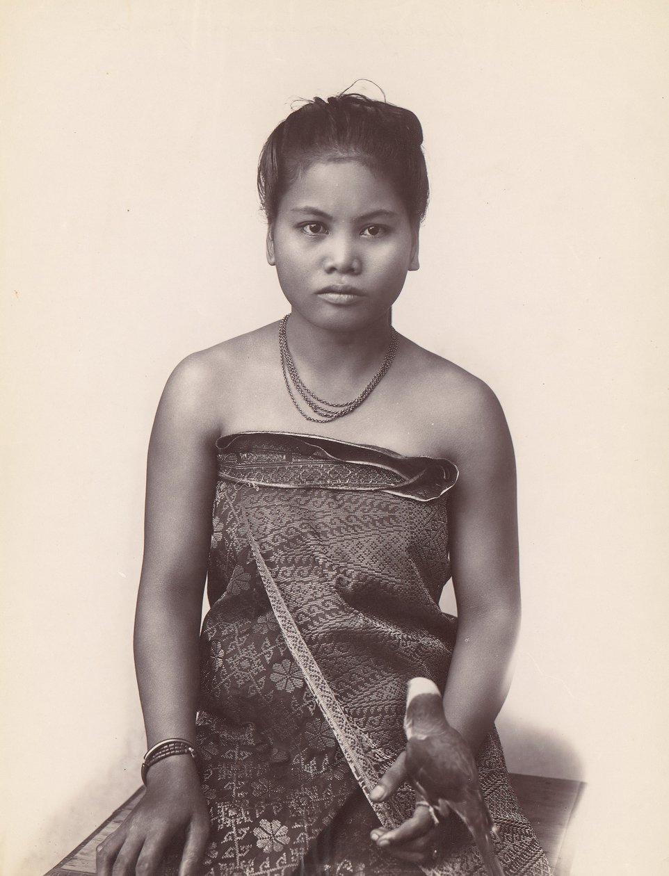 Femme malaise à Java, années 1860-70 - Unbekannt