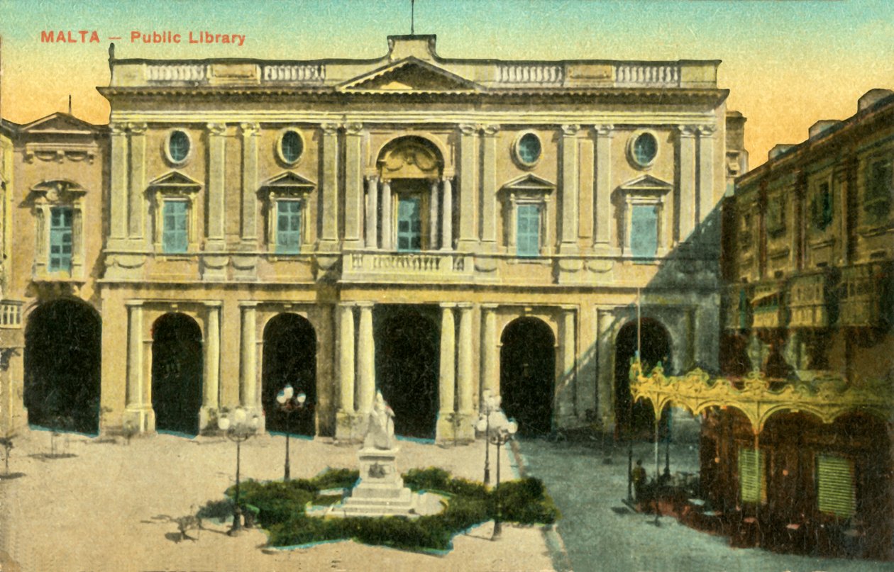 Malte - Bibliothèque publique, vers 1918-1939 - Unbekannt