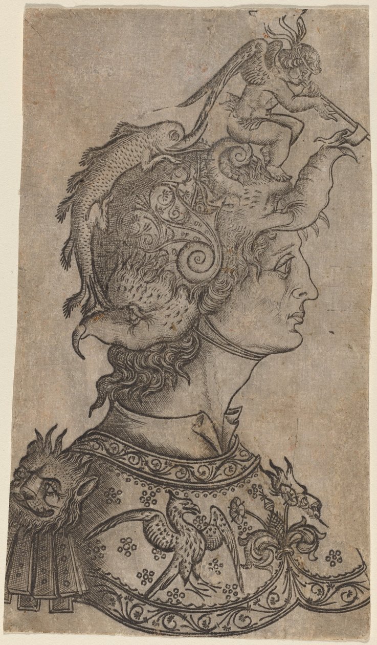 Homme avec un casque fantastique - Unbekannt