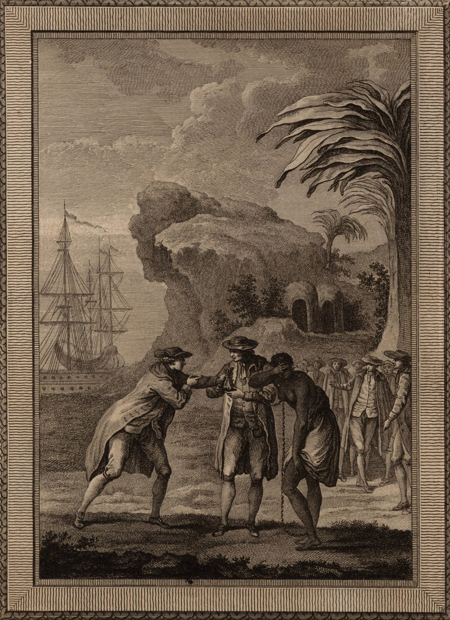 Un homme vend une esclave, 1775 - Unbekannt