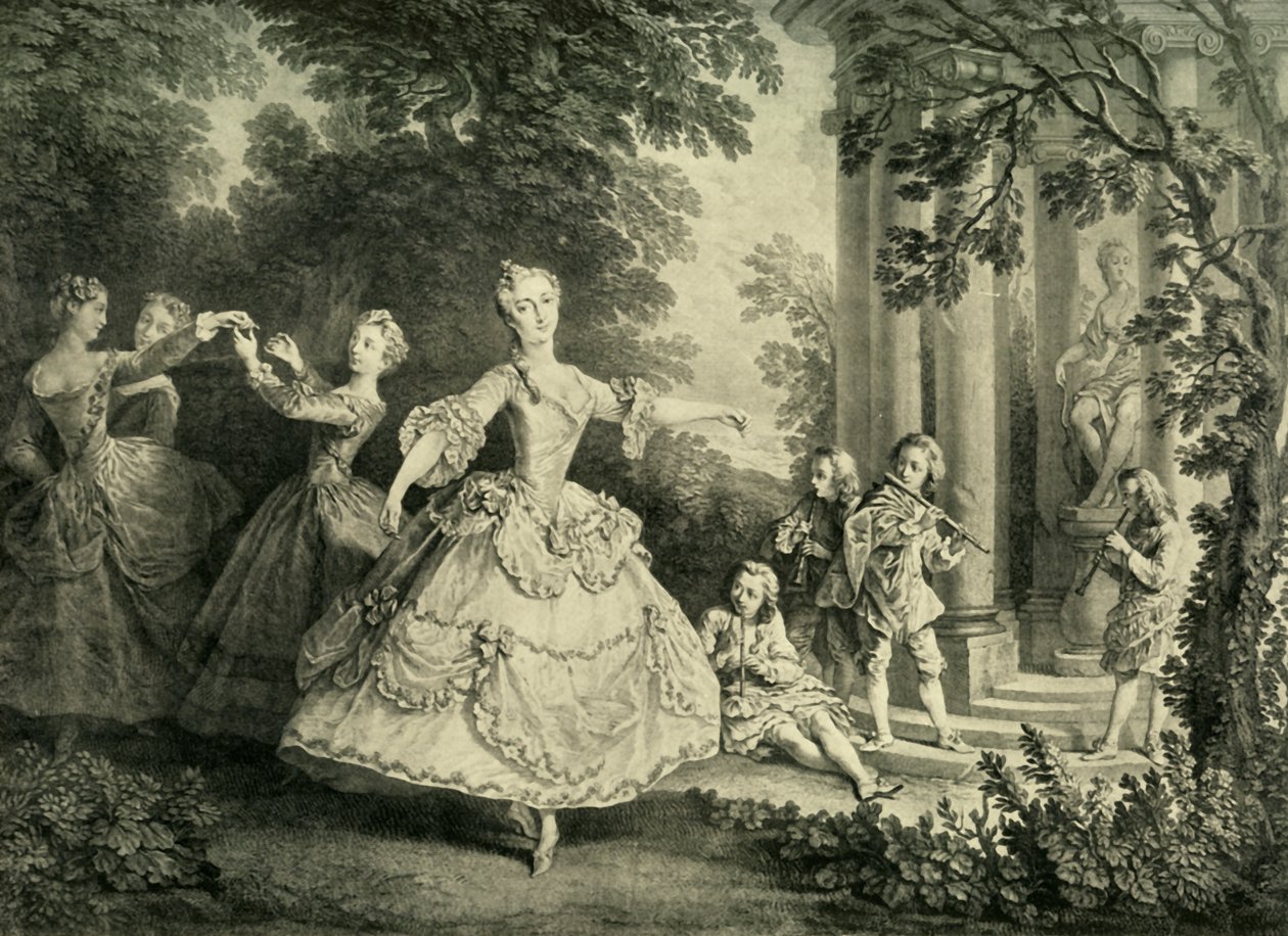 Marie Sallé dansant, 1732, 1908 - Unbekannt