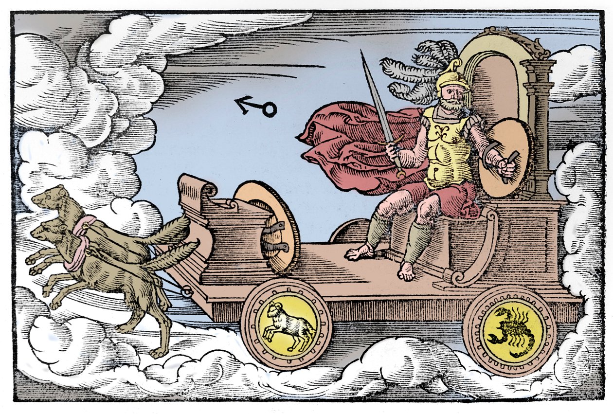 Mars, dieu romain de la guerre, 1569 - Unbekannt
