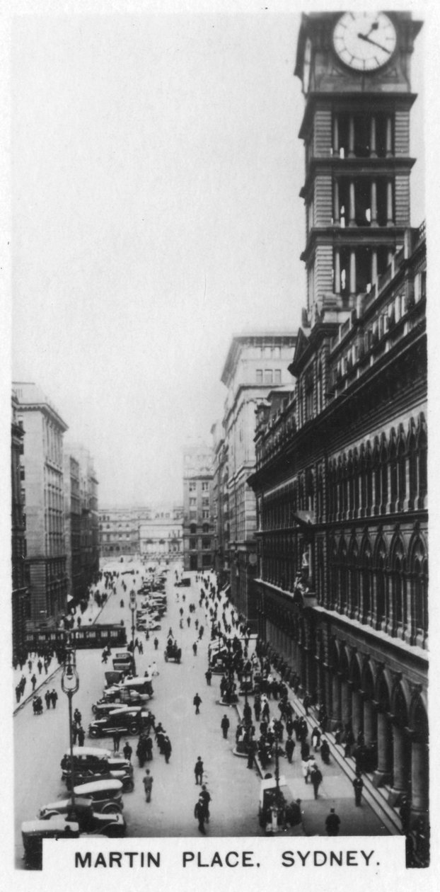 Martin Place, Sydney, 1928 - Unbekannt