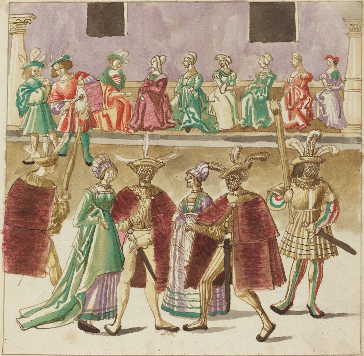 Mascarade, vers 1515 - Unbekannt
