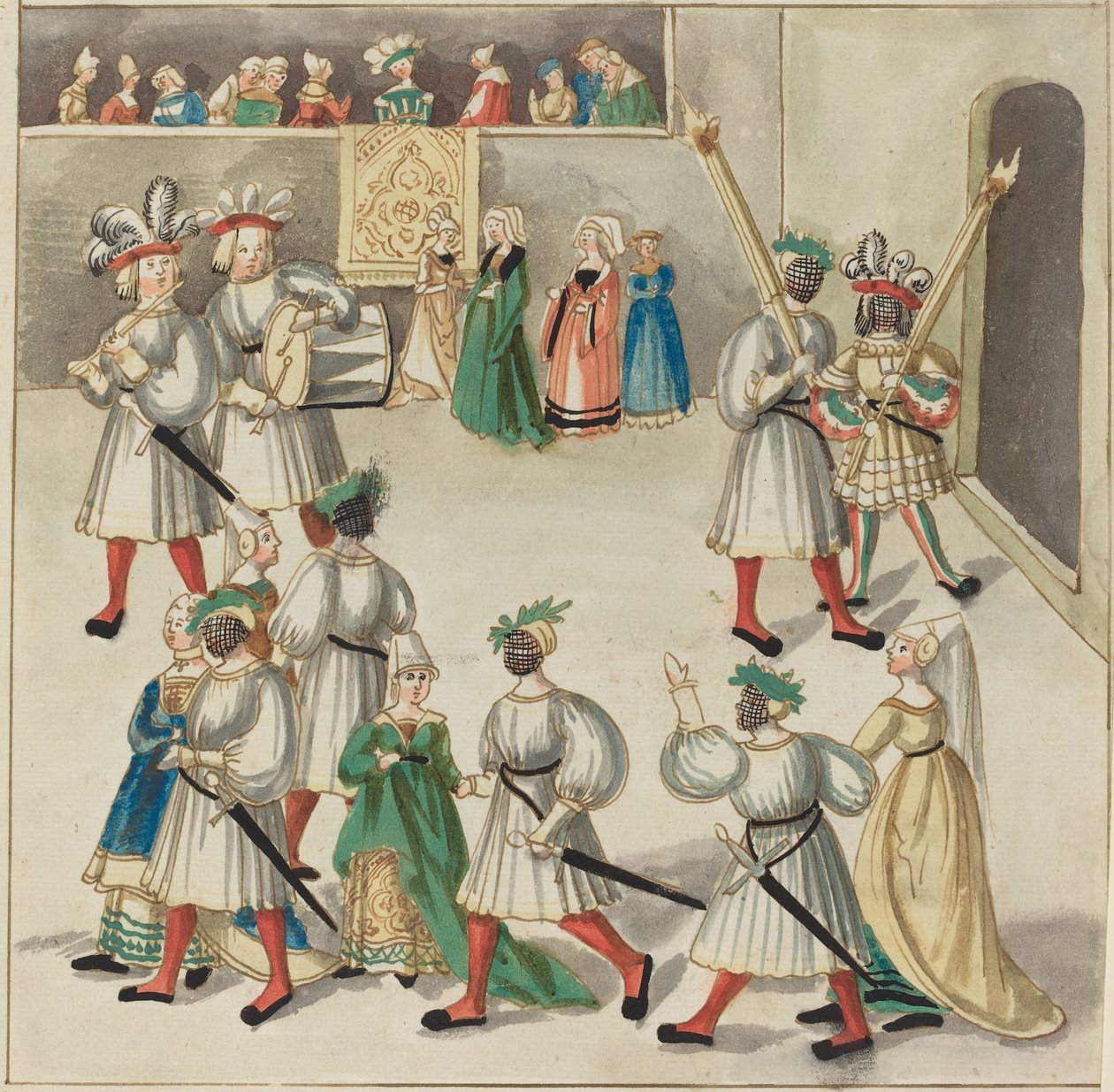 Mascarade, vers 1515 - Unbekannt