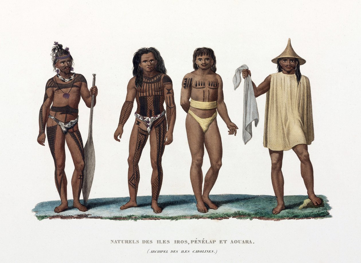 Hommes des îles Carolines - Unbekannt