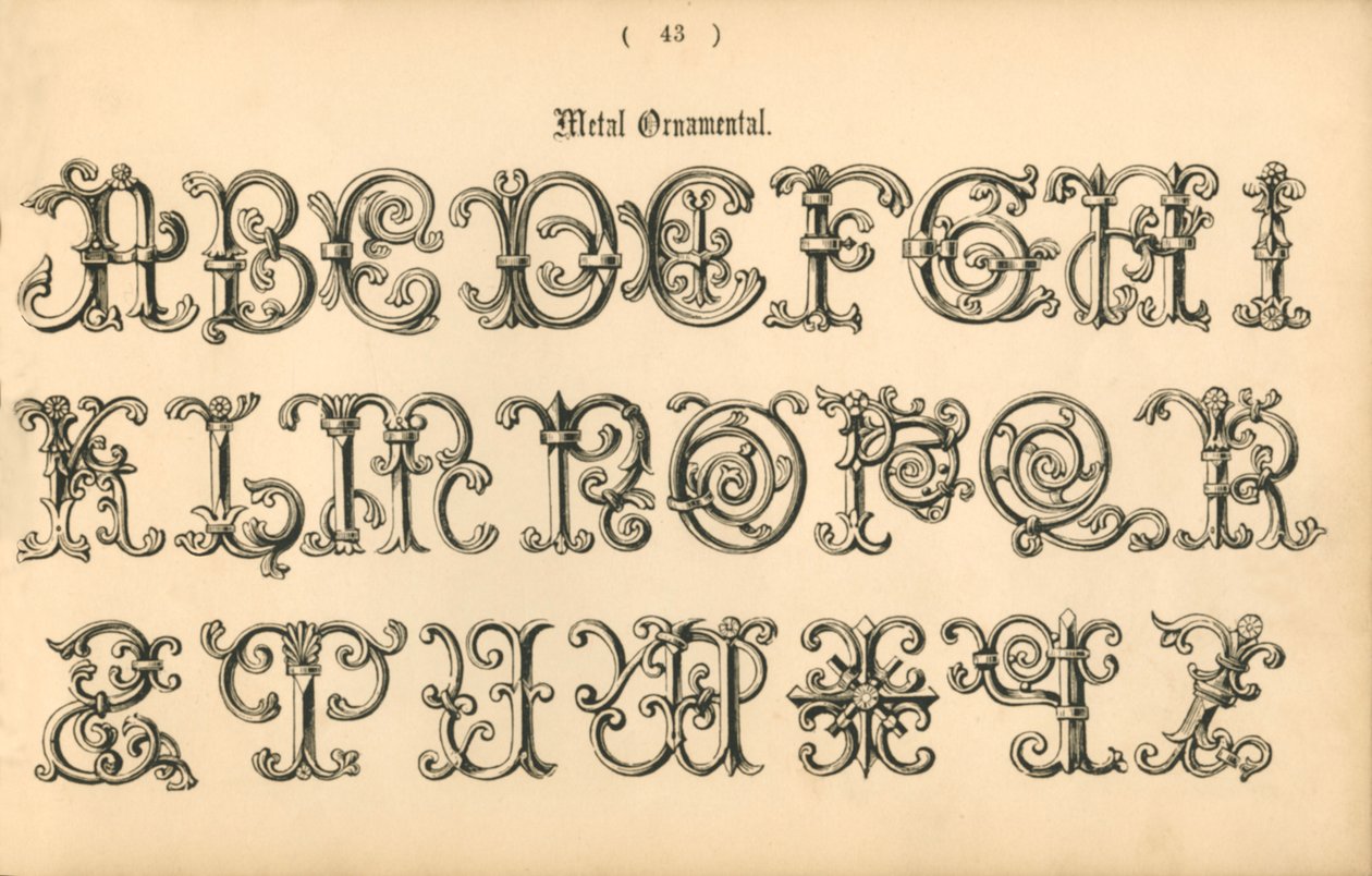 Ornement métallique, 1862 - Unbekannt