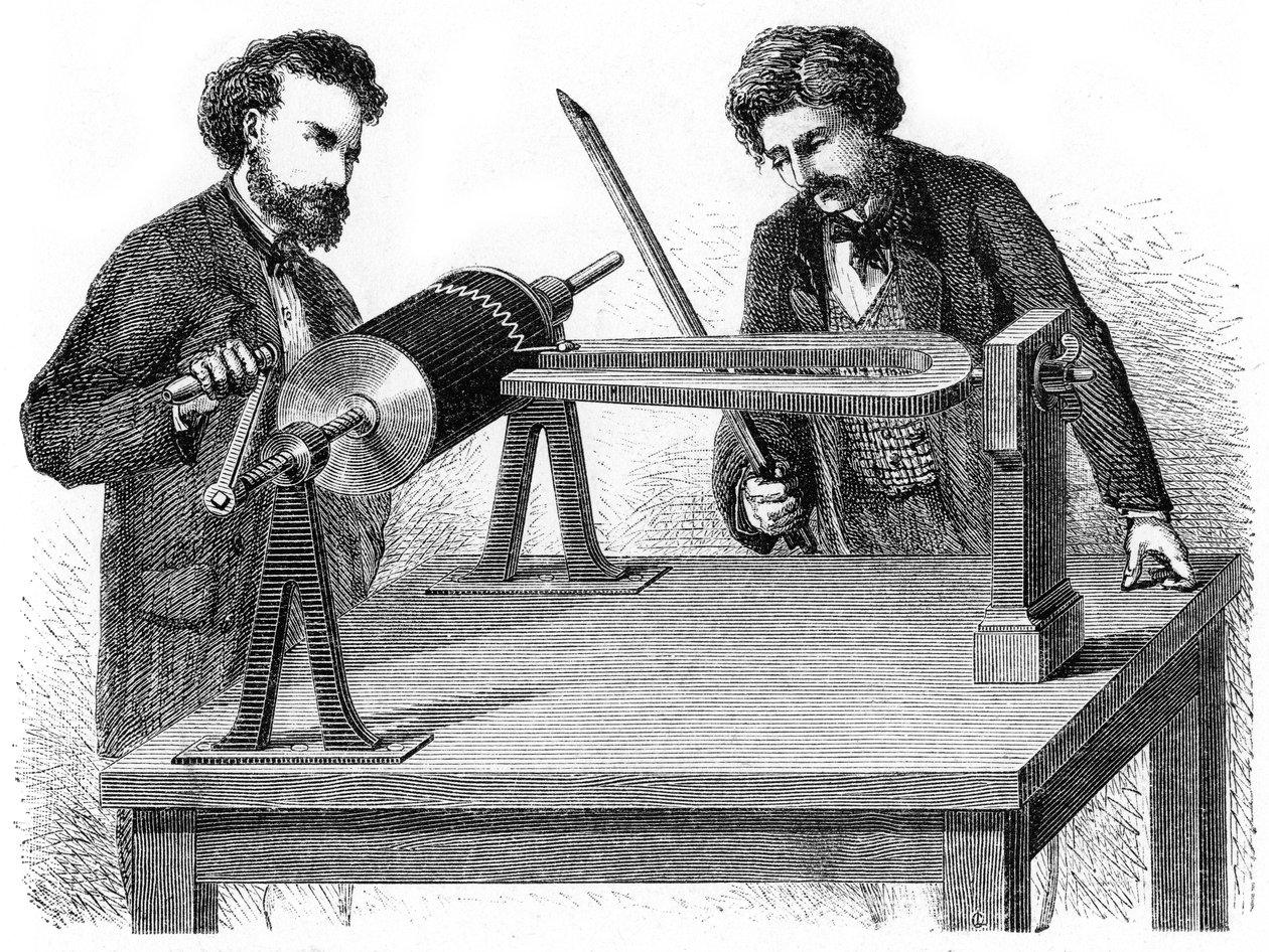 Phonautographe du milieu du 19e siècle, 1872 - Unbekannt