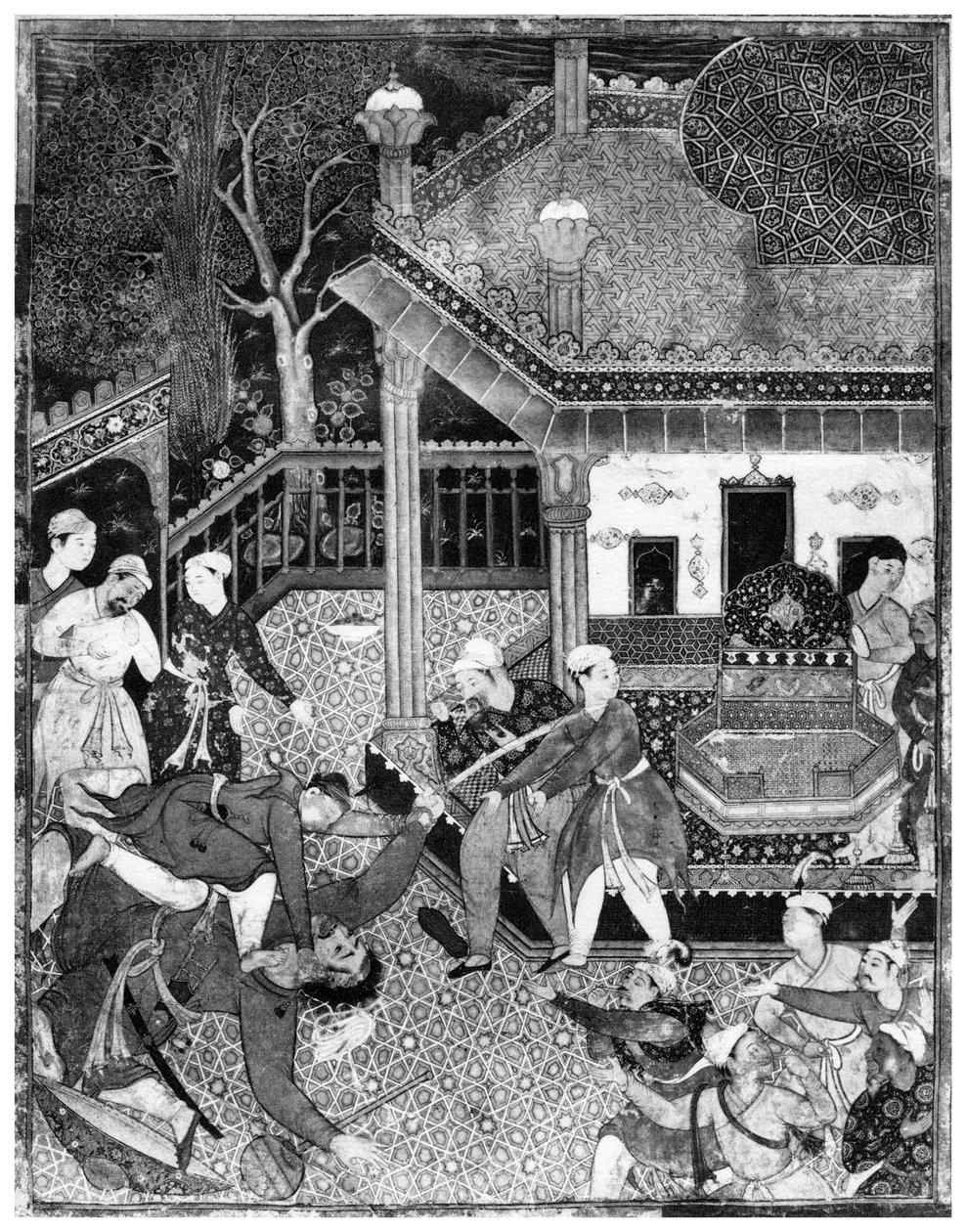 Miniature du Dastan e-Amir Hamza, vers 1500-1958 - Unbekannt