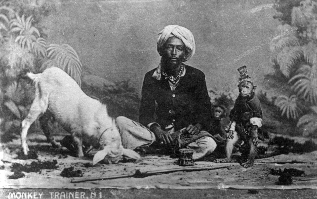 Dresseur de singes, Inde, 20e siècle - Unbekannt