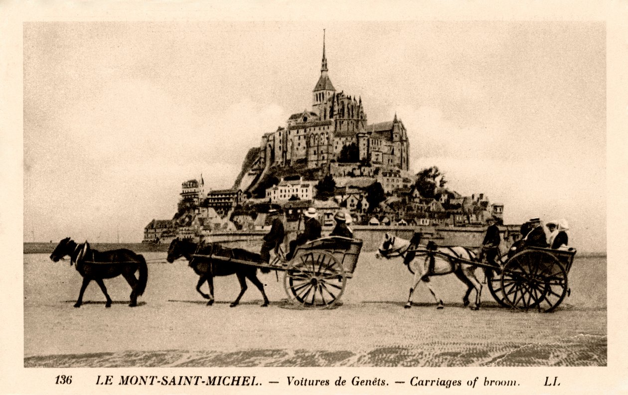 Mont-Saint-Michel, Normandie, France, début du 20e siècle - Unbekannt