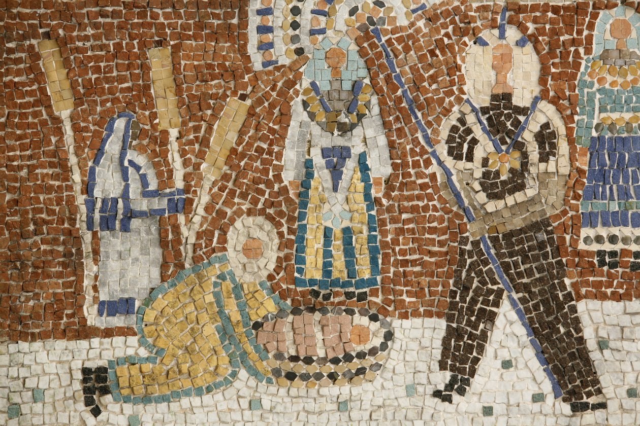 Mosaïque représentant le sauvetage de Moïse, Jérusalem, Israël - Unbekannt