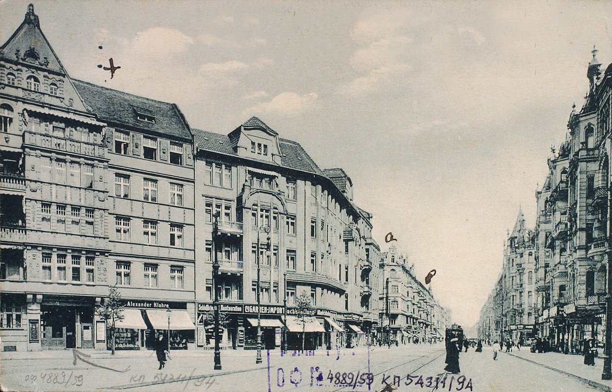 Motzstrasse, Berlin, Allemagne, années 1910 - Unbekannt