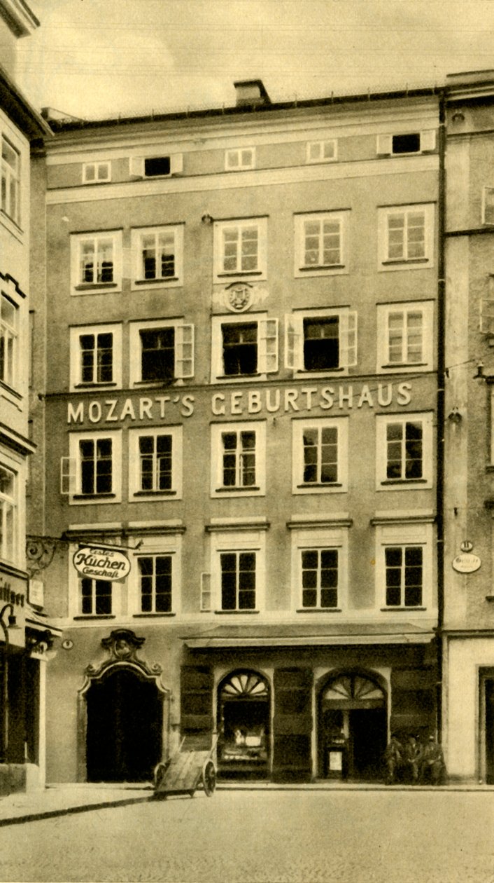 Lieu de naissance de Mozart, Salzbourg, Autriche - Unbekannt
