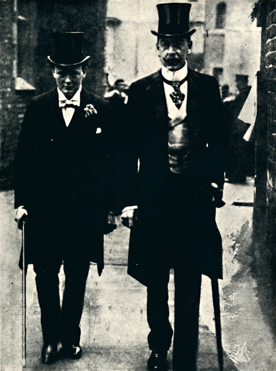 M. Lewis Harcourt et M. Churchill, vers 1900, 1945 - Unbekannt