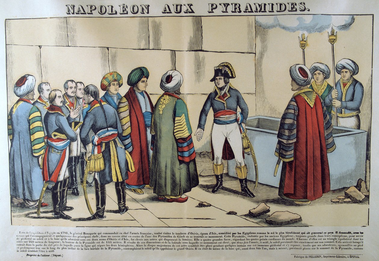 Napoléon aux pyramides, 1798, XIXe siècle - Unbekannt