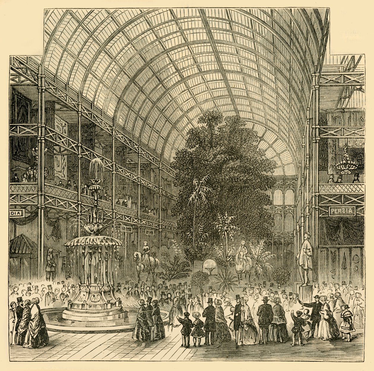 Nef de la Grande Exposition de 1851, vers 1876 - Unbekannt