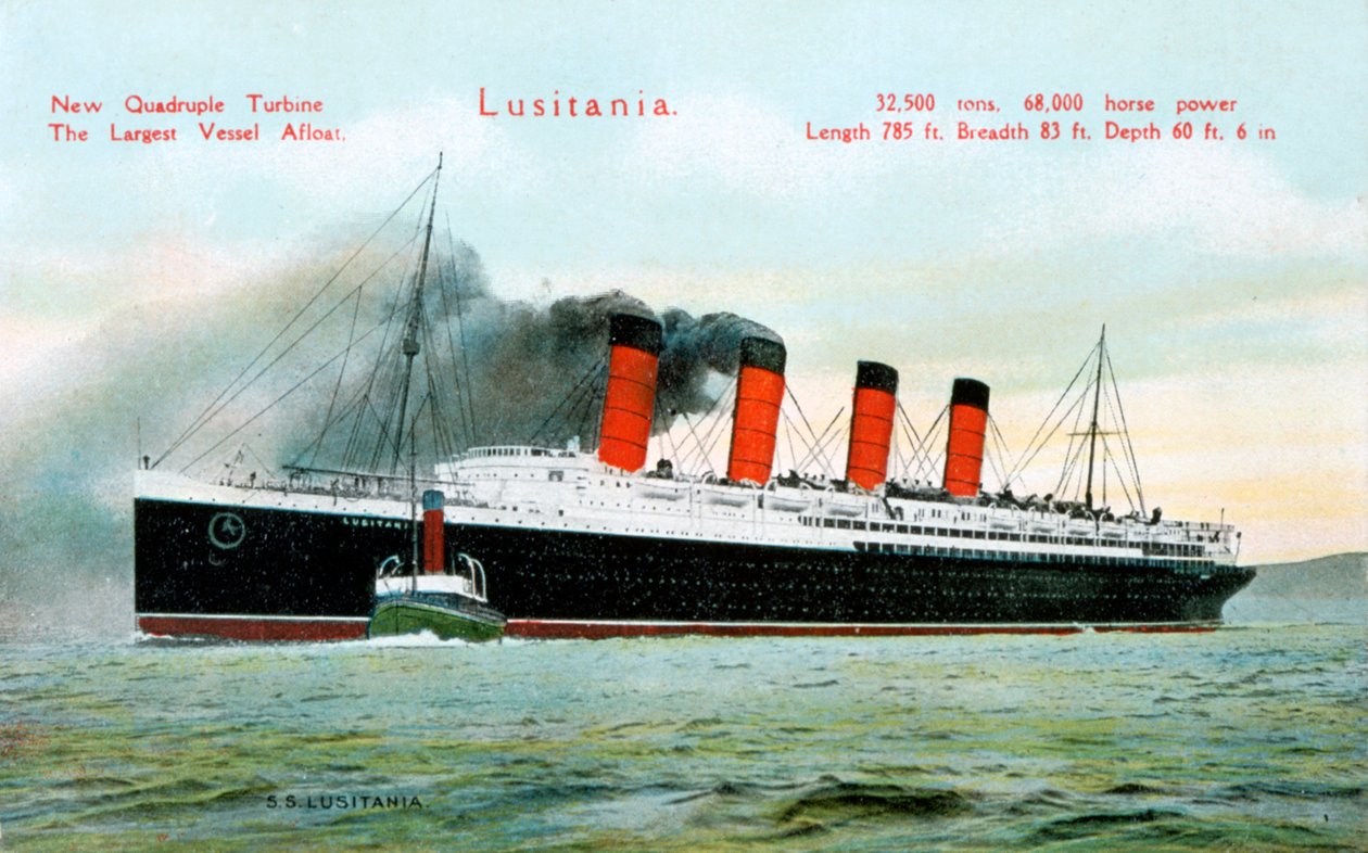 Paquebot RMS Lusitania, 20ème siècle - Unbekannt