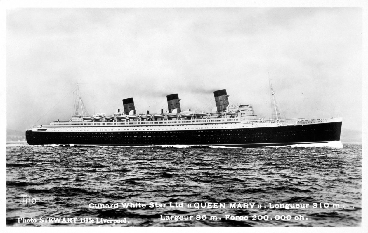 Paquebot RMS Queen Mary, 20ème siècle - Unbekannt