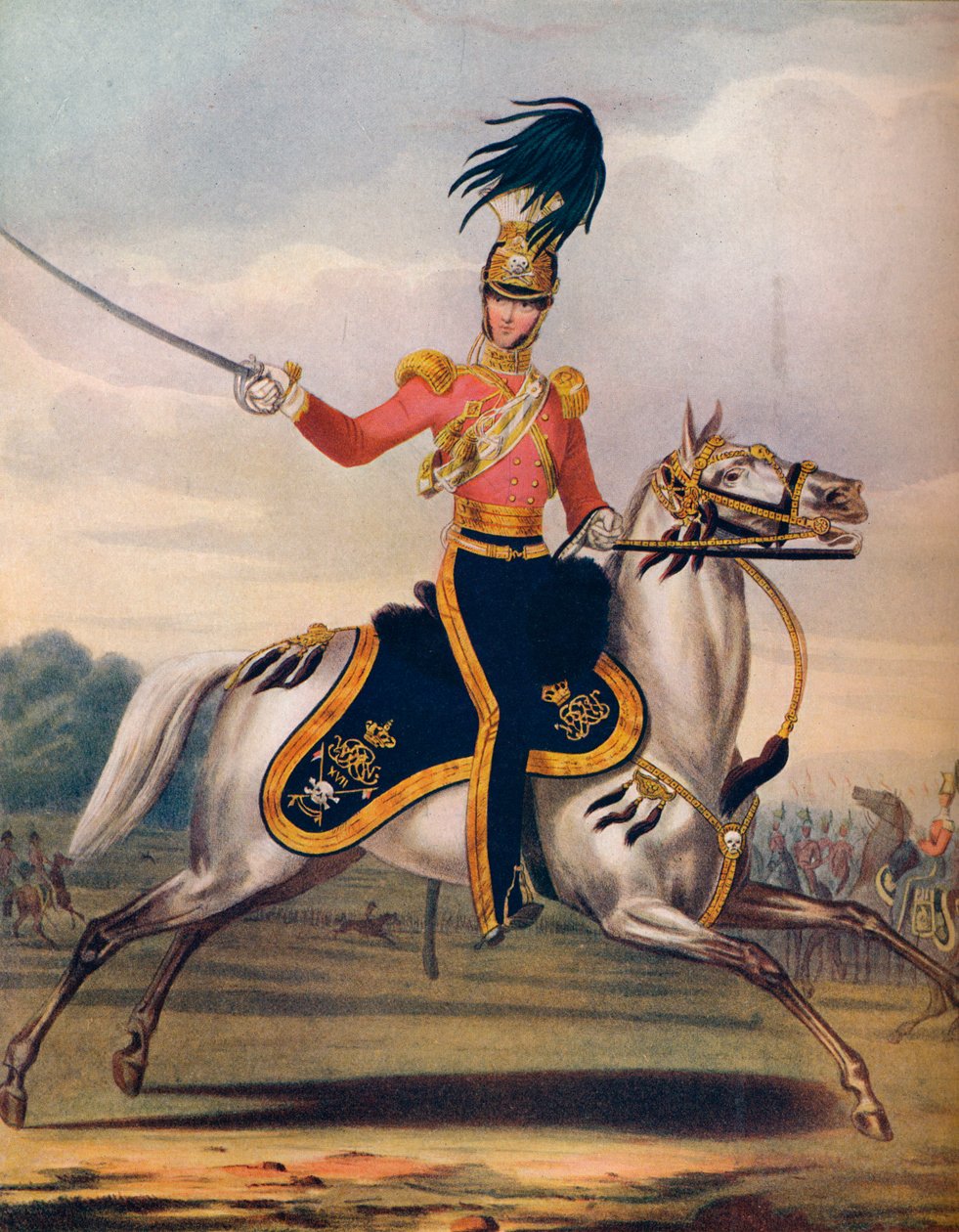 Officier des 17ème Lanciers, vers 1833, 1914 - Unbekannt