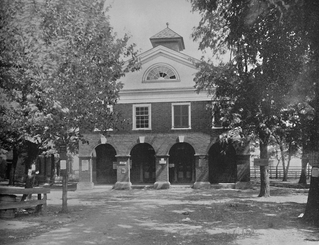 Ancien Palais de Justice, Bowling Green, Virginie, vers 1897 - Unbekannt