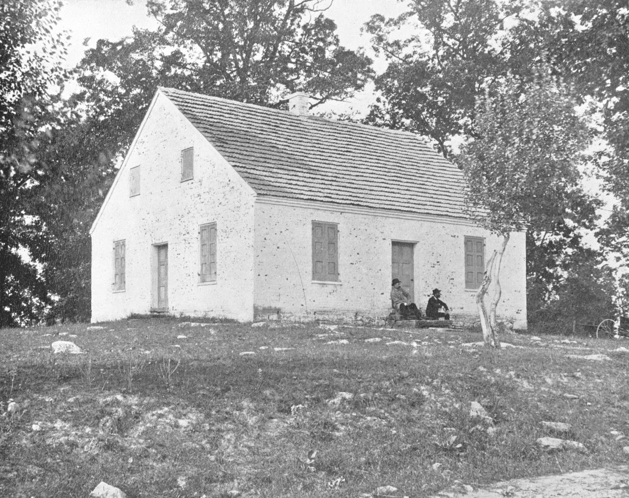 Ancienne église des Dunkards, Antietam, Maryland, USA, vers 1900 - Unbekannt