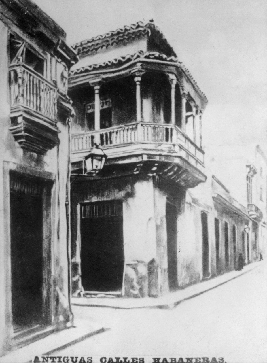 Rues de la vieille Havane, 18ème siècle, années 1920 - Unbekannt