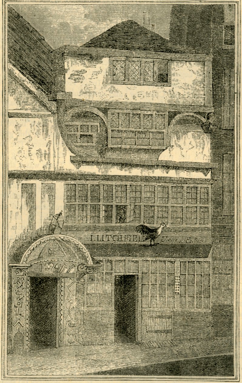 Ancienne Maison autrefois dans Leadenhall Street, c1872 - Unbekannt