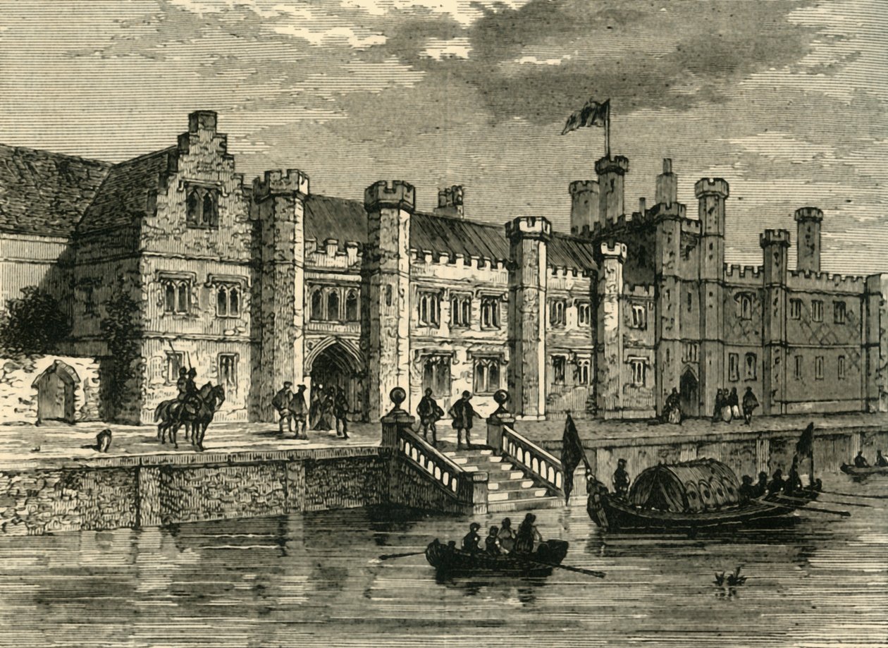 Ancien Palais de Greenwich, en 1630, vers 1878 - Unbekannt