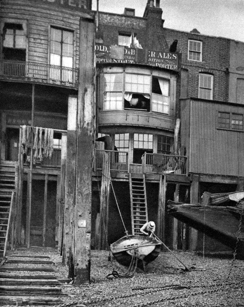 Ancien pub sur la Tamise, Londres - Unbekannt