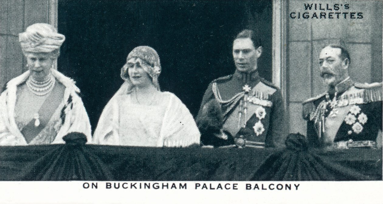 Sur le balcon du palais de Buckingham, 1923 1937 - Unbekannt