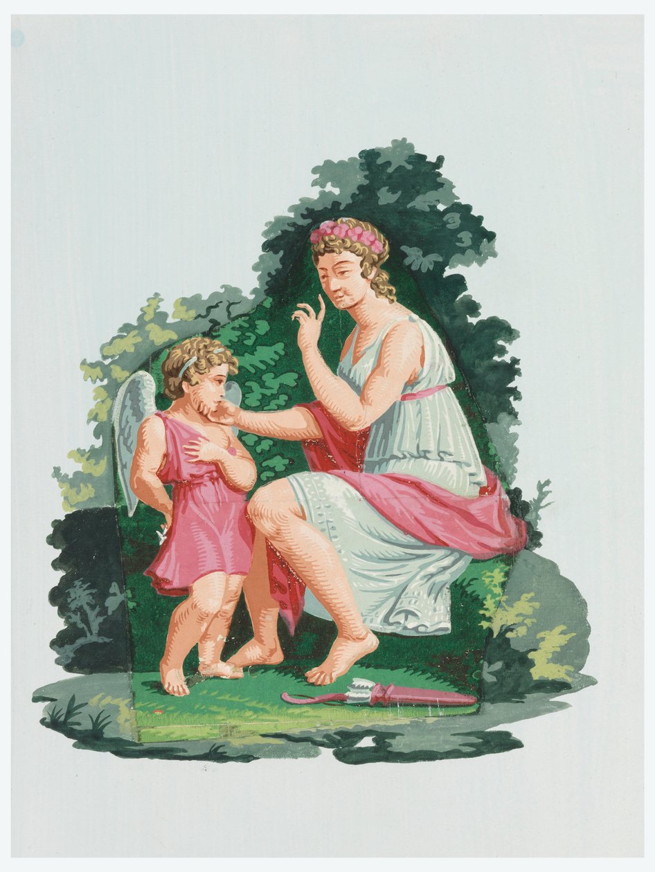 Ornement, Vénus admonestant Cupidon - Unbekannt