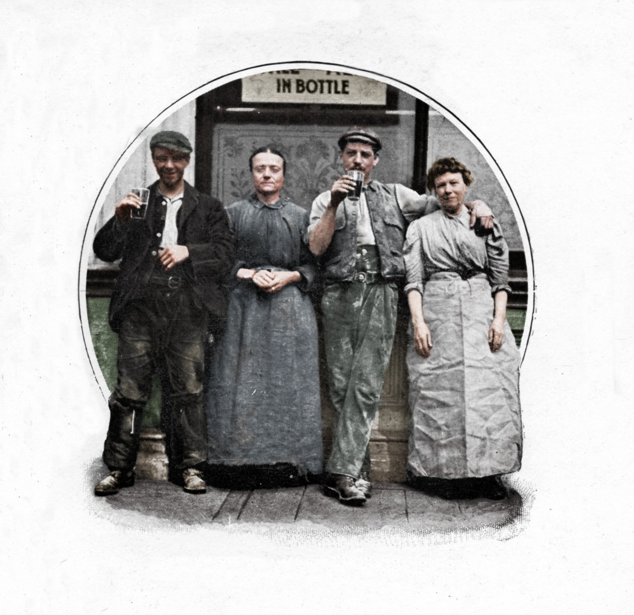 Devant un pub, Londres, vers 1903 - Unbekannt
