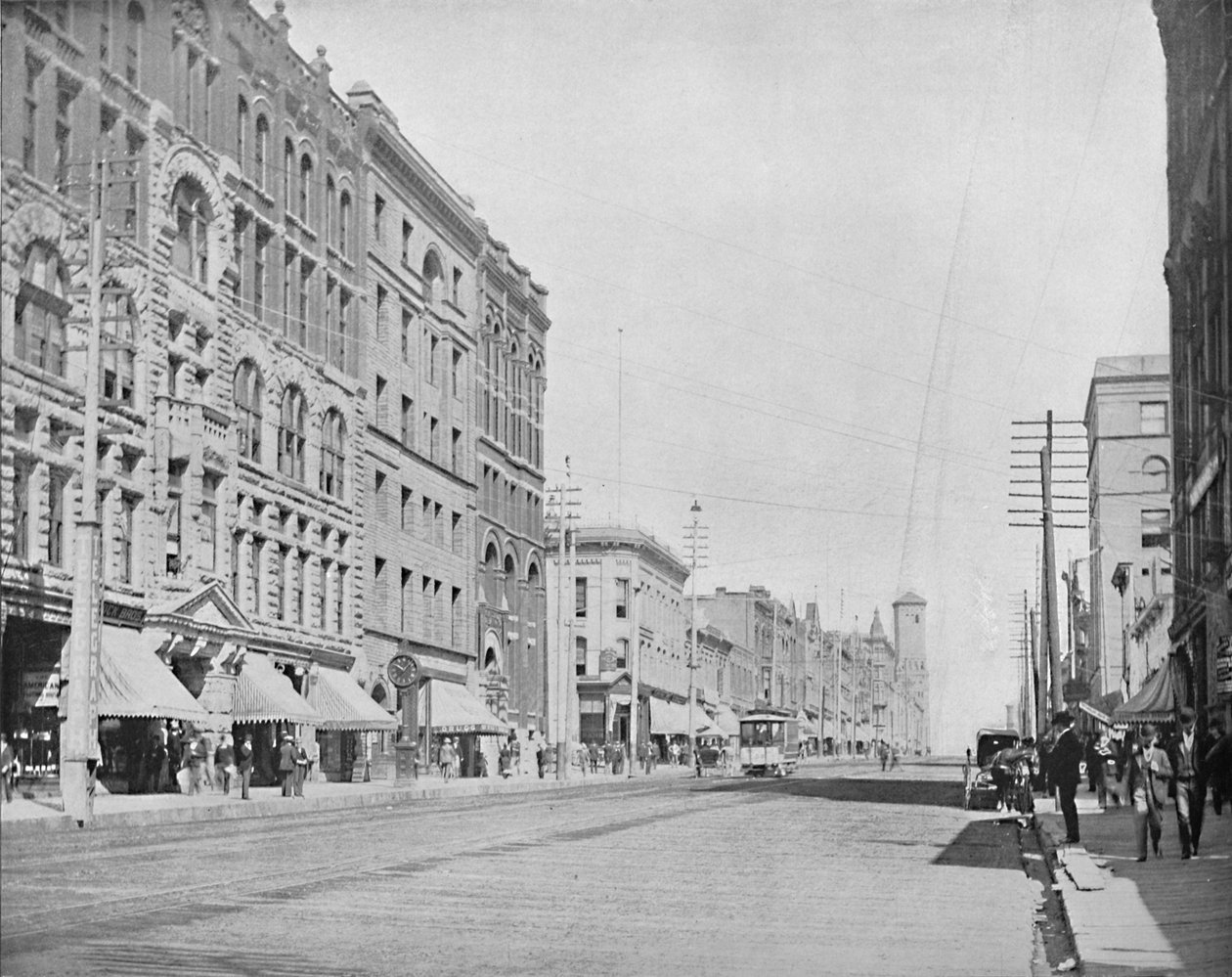 Pacific Avenue, Tacoma, Washington, vers 1897 - Unbekannt
