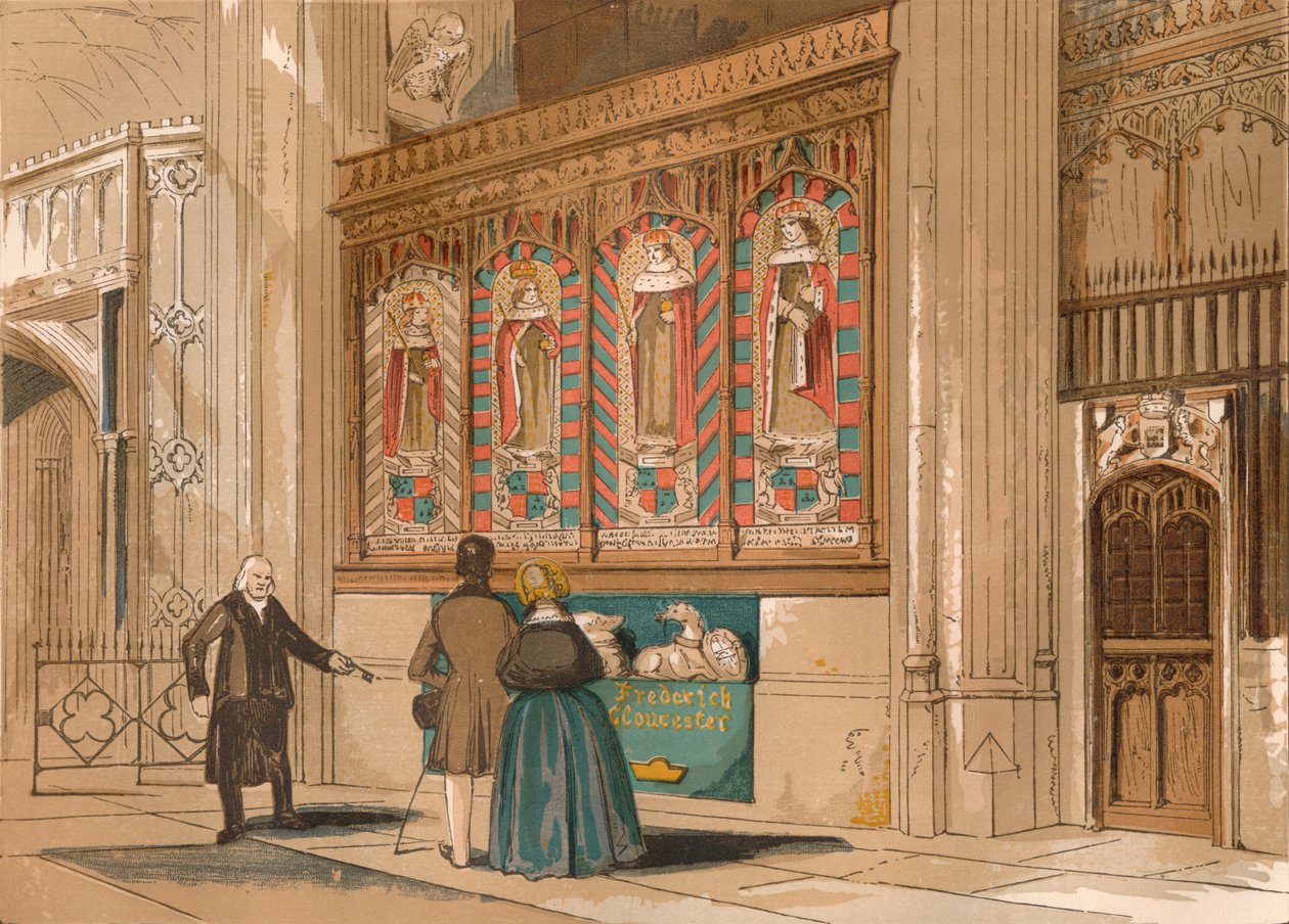 Écran peint, Chapelle St. Georges, vers 1845 - Unbekannt