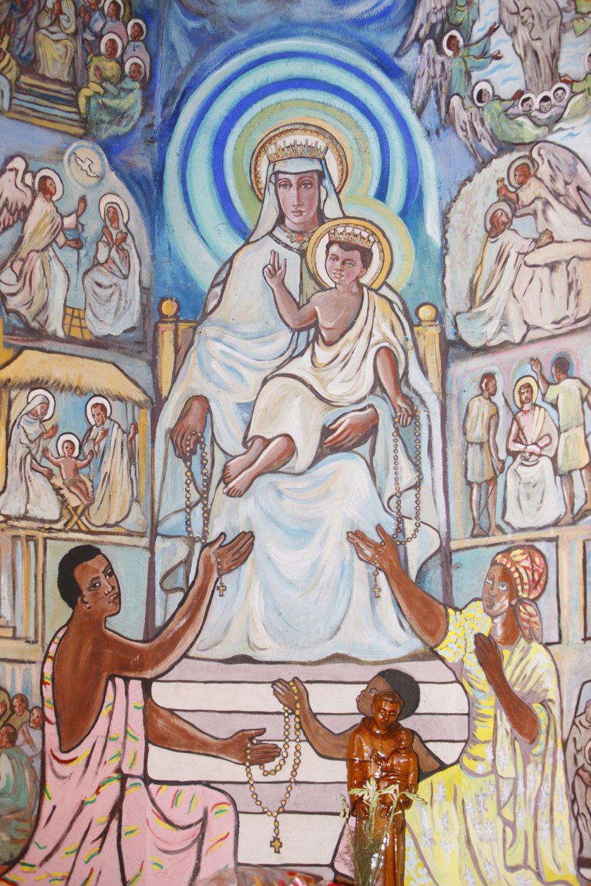 Vierge et Enfant dans la cathédrale de Lomé, Lomé, Togo - Unbekannt