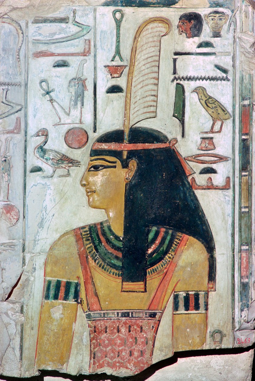 Image de papyrus de la déesse Maât - Unbekannt