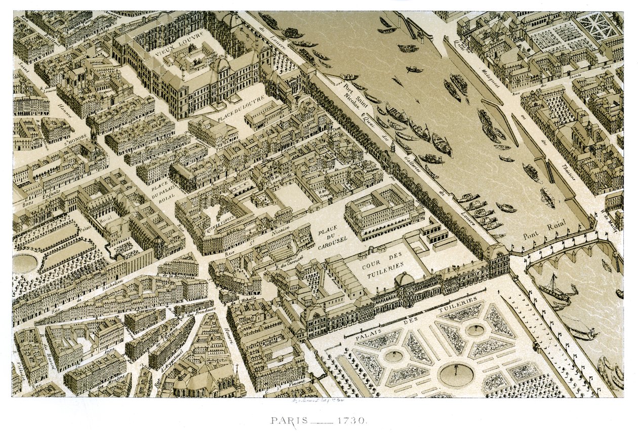 Paris, France, vers 1730 - Unbekannt